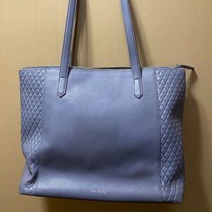 NWOT Vera Bradley Gray Leather Tote with scarf